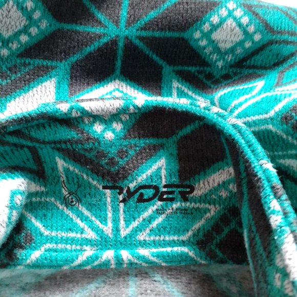 Spyder Women's Alpine Chic Sweater Green Size 12 - Picture 5 of 10